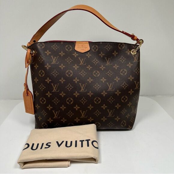 LOUIS VUITTON | Monogram Graceful MM Handbag - Picture 1 of 13